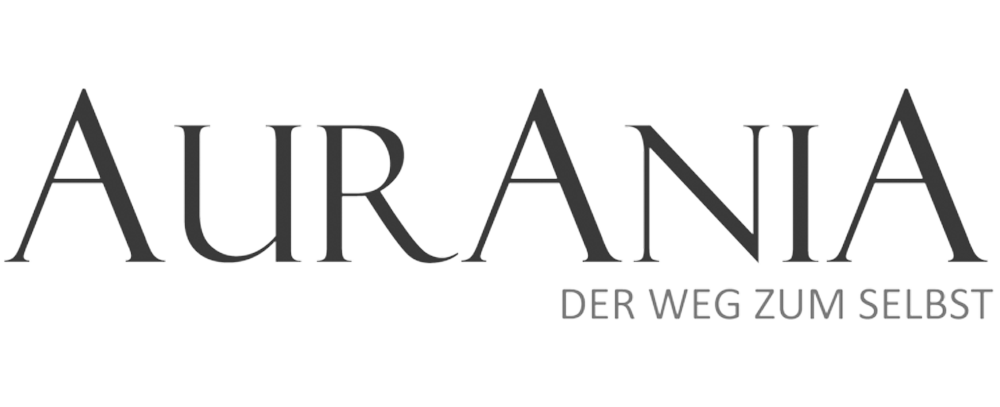 AURANIA in großen Buchstaben, darunter klein "DER WEG ZUM SELBST".